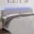  Κεφαλάρι Κρεβατιού LED Ανοιχτό Γκρι 180x5x78/88 εκ. Υφασμάτινο V-3121486