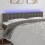  Κεφαλάρι Κρεβατιού LED Γκρι 160x5x78/88 εκ. από Συνθετικό Δέρμα V-3121712