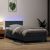  Κρεβάτι Boxspring με Στρώμα & LED Σκούρο γκρι 100x220 εκ. Βελούδινο V-3317110