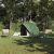  Σκηνή Camping με στέγη Πράσινο 320 x 275 x 190 εκ. ταφτάς V-42001160
