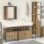  Σετ Επίπλων Μπάνιου 4 pcs Artisan Oak Επεξεργασμένο ξύλο V-3334422