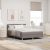  Κρεβάτι με ελατήρια με μαξιλάρι Taupe 160 x 200 cm ύφασμα V-3338857