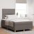  Κρεβάτι με ελατήρια με κεφαλάρι Taupe 120 x 200 cm ύφασμα V-3339690