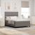  Κρεβάτι με ελατήρια με κεφαλάρι Taupe 160 x 200 cm ύφασμα V-3342960