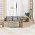  Σετ Καναπέ Κήπου με αποθήκευση 5 pcs Μπεζ Πολυ ράταν V-3358632