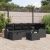  Σετ Καναπέ Κήπου 7 pcs Μαύρο 234 x 124 x 85 εκ Πολυ ράταν V-3359092